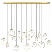 Oblong Portocolom 17 Light LED Pendant